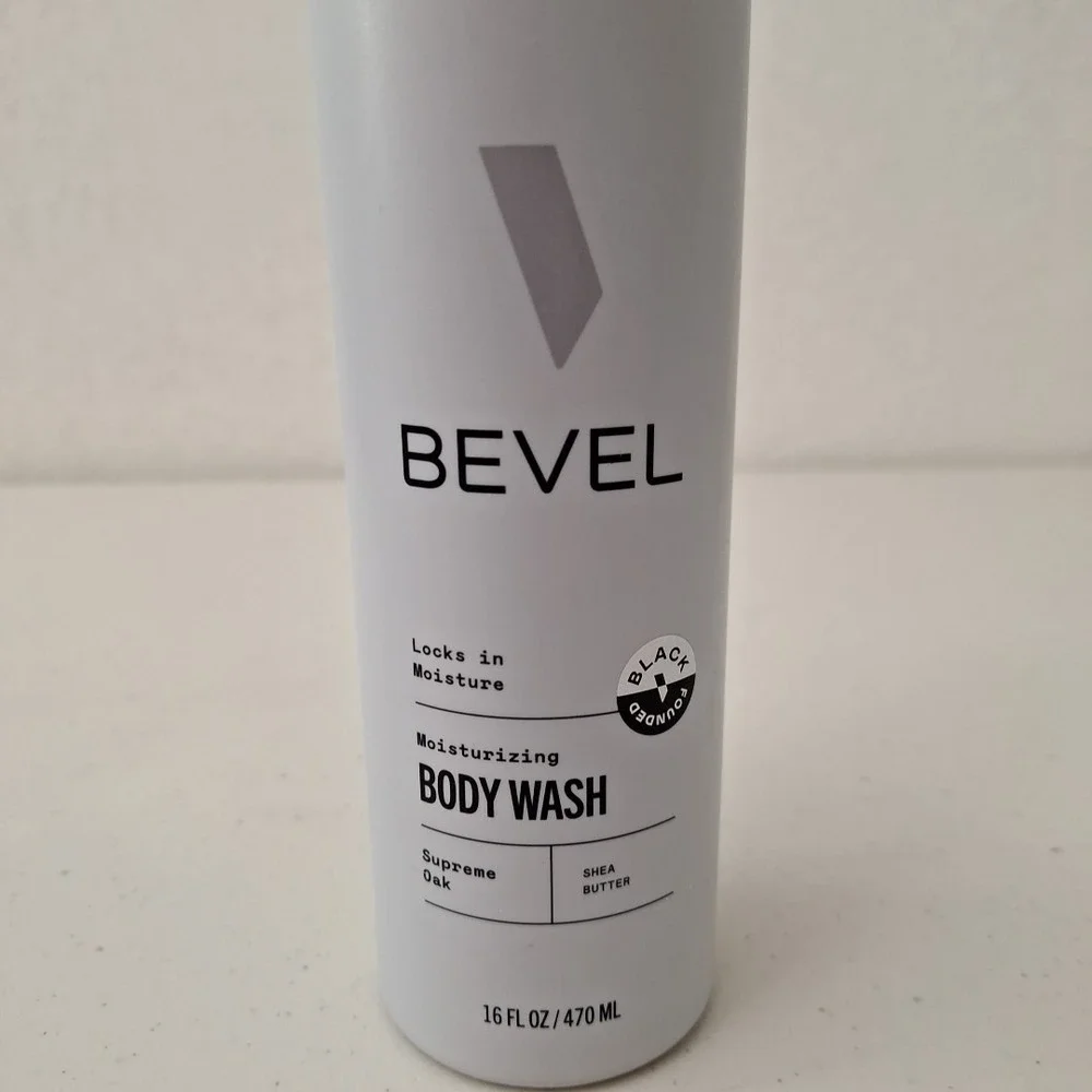 BEVEL Moisturizing Body Wash for Men *SUPREME OAK* Shea‎ Butter 16 fl oz.